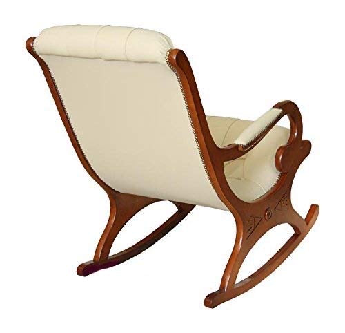 Hindoro Enterprises Rocking Chair with Cushion (Teak Wood)